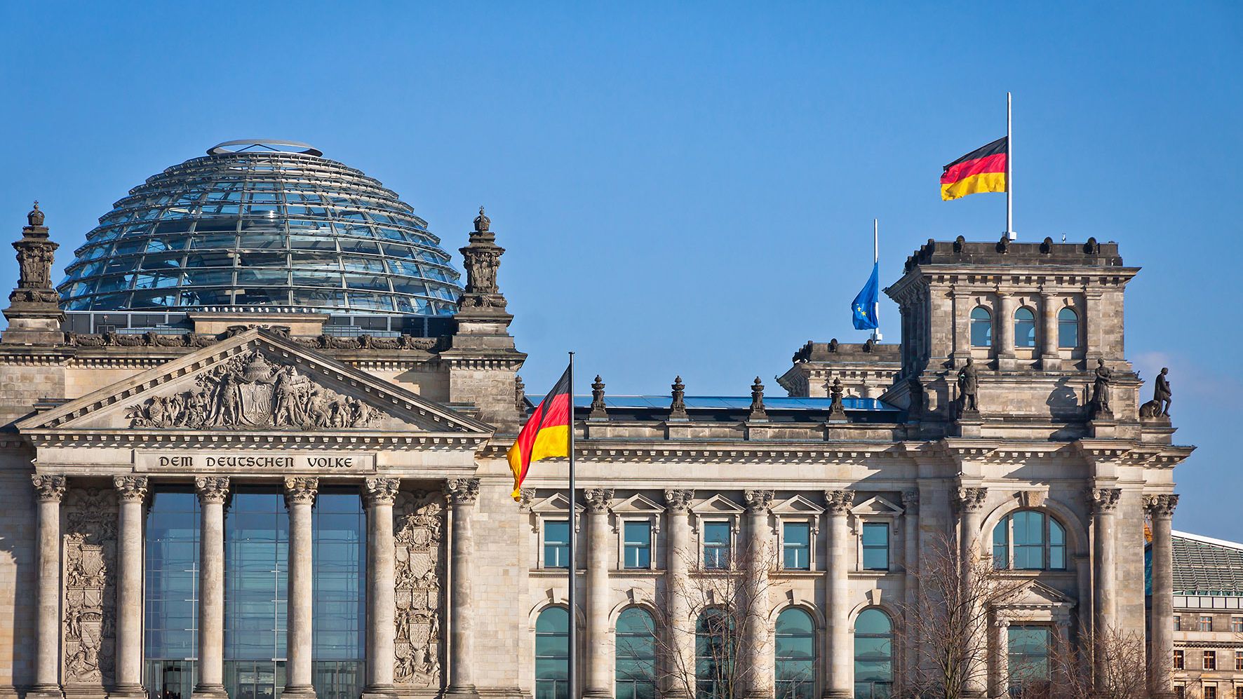 Fotografie des Reichstags