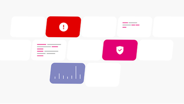 A visual representation of security monitoring and threat detection