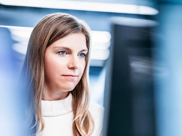 A person is looking at a mobile device