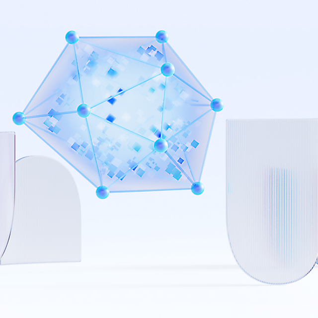 A symbolic representation of network and data security.