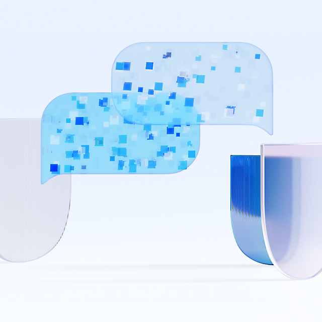 Abstract visualisation of digital data exchange