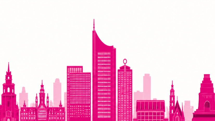 Leipzig skyline