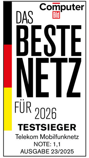 Telekom comes top in Computer Bild's 2026 network test